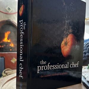The Professional Chef Cookbook by - Black Cover